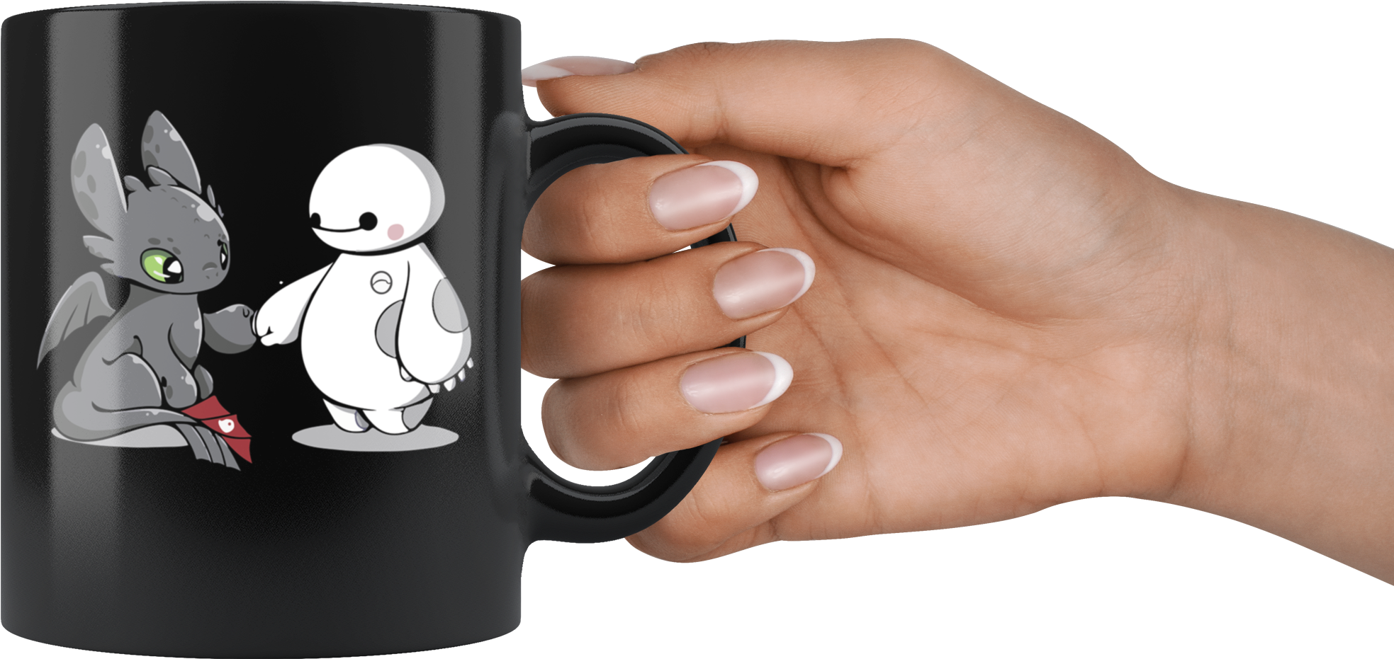 Toothless & Baymax Mug - Mug (2000x2000), Png Download