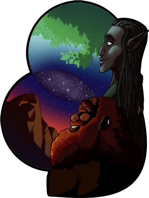 Legolas And Gimli For Middle-earth Poc Month, Which - Gimli (500x662), Png Download