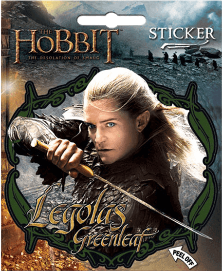 Legolas Greenleaf The Hobbit Series Sticker - Ata-boy The Hobbit: Desolation Of Smaug Legolas Greenleaf (555x555), Png Download