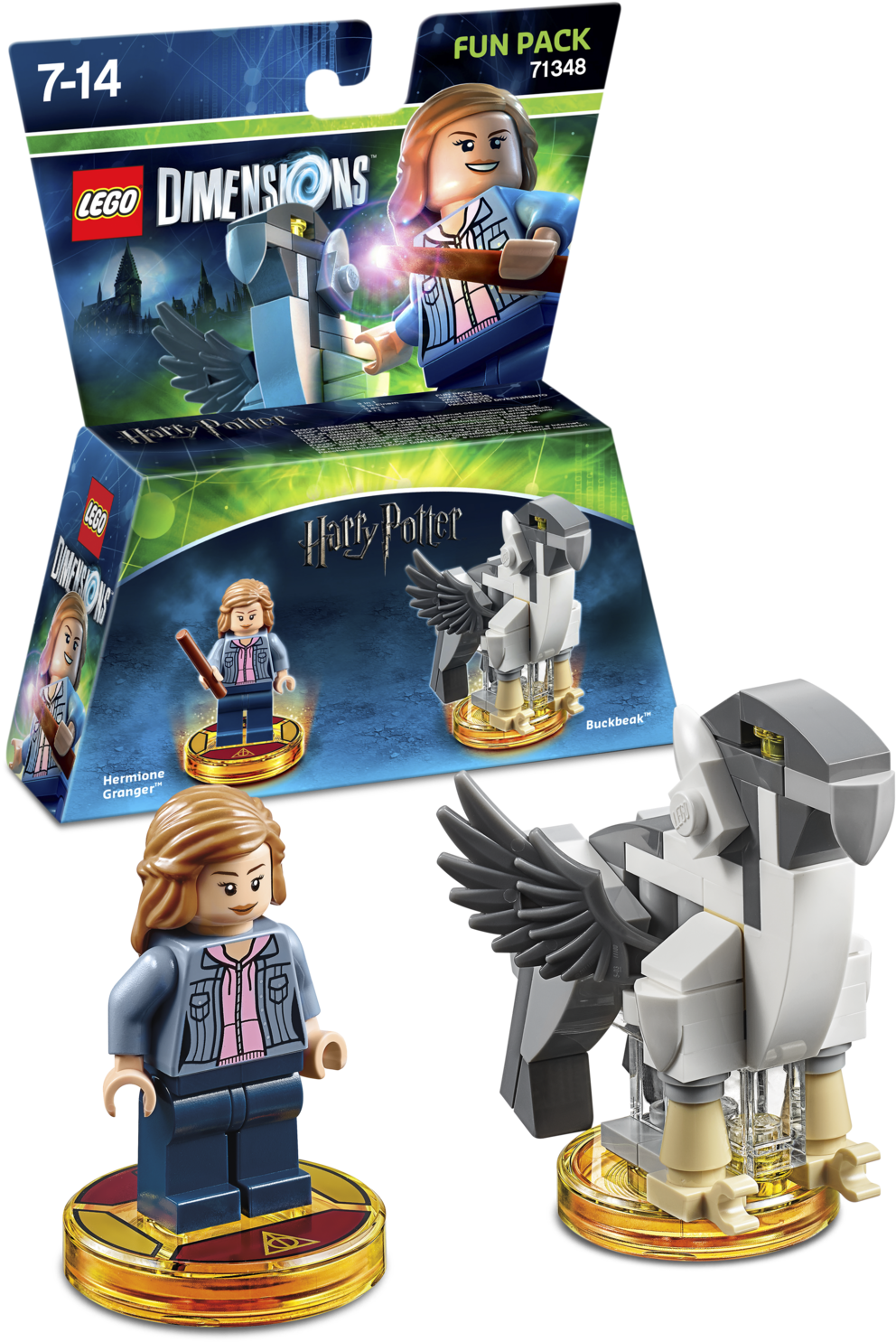 Lego Dimensions Fun Pack - Lego Dimensions Hermione Granger (2000x2000), Png Download