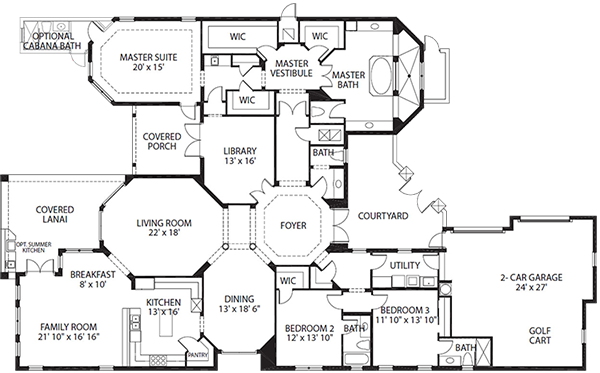Bath Drawing Simple - Easy Floorplan (600x373), Png Download
