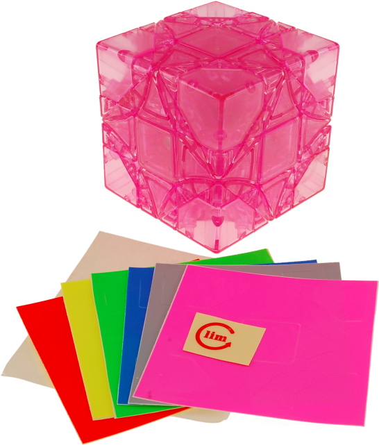 Limcube Dreidel 3x3x3 Diy - Limcube Dreidel 3x3x3 Diy - Ice Pink Body (limited (640x640), Png Download