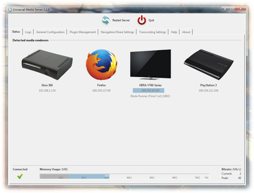Universal Media Server - Upnp Av Media Servers (600x458), Png Download