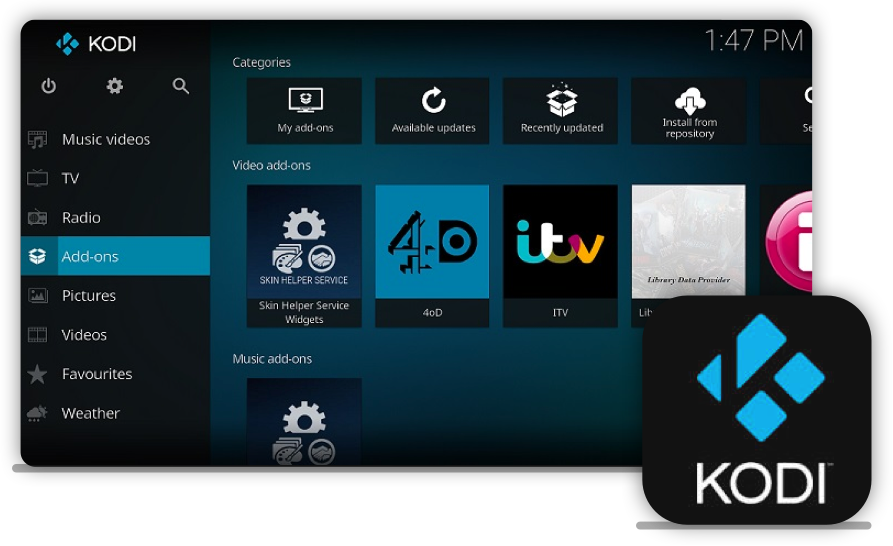 Bypass Geoblocking, Stay Hidden And Enjoy Kodi's Full - Amazon Fire Tv 4k Box Alexa Voice Remote Kodi 16.1 (893x546), Png Download