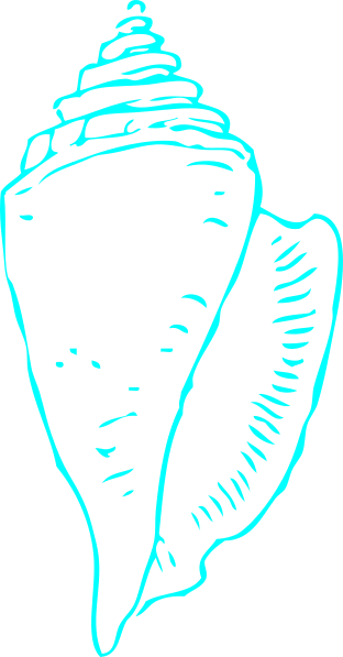 Seashell Clip Art (312x597), Png Download