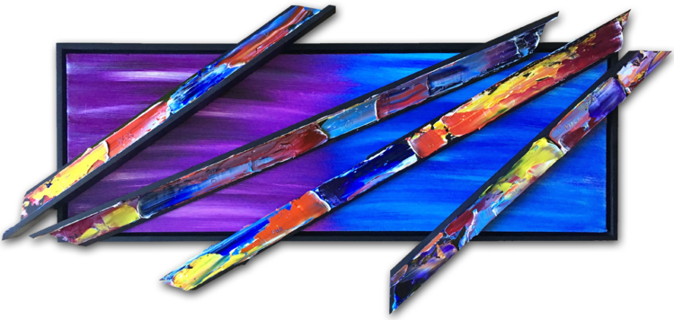 Pick Up The Pieces Preston M - Painting (750x356), Png Download