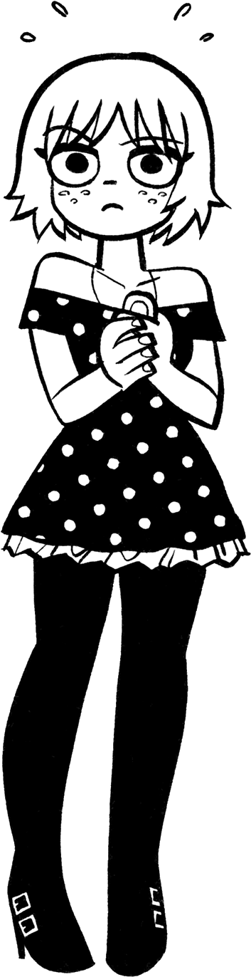 Scott Pilgrim Vs The World T Png Kim Pine Transparent - Kim Pine Ramona Flowers (435x1432), Png Download