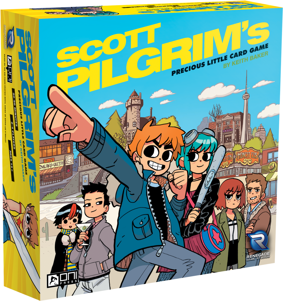 Board Game Gumbo Is Pleased To Present Another Review - Scott Pilgrim's Precious Little Card Game (1000x1059), Png Download