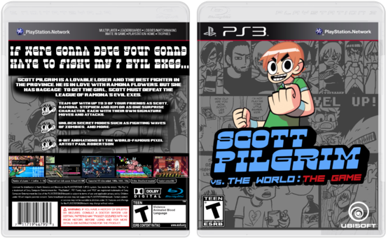 46097 Scott Pilgrim Vs The World The - Scott Pilgrim Game Case (640x393), Png Download