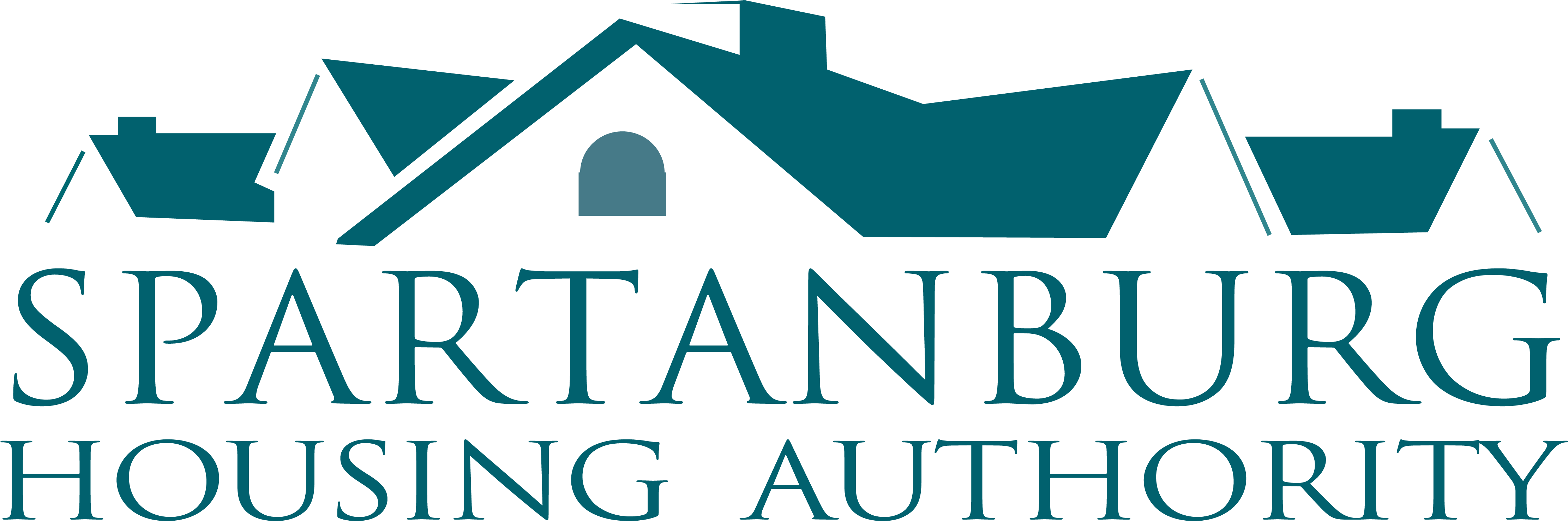 Spartanburg Housing Authority Logo - Spartanburg Housing Authority (4482x1590), Png Download
