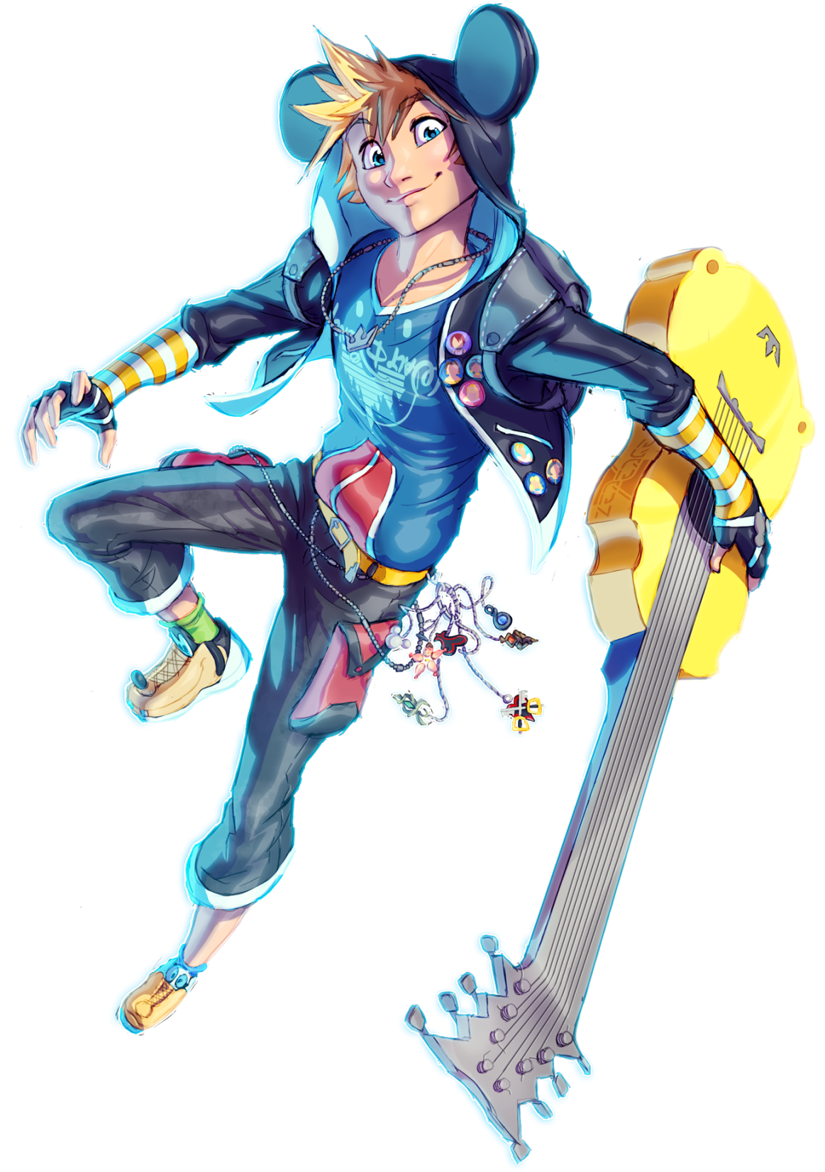 Kingdom Hearts Scott Pilgrim Sora Is Dating Kairi, - Kingdom Hearts Scott Pilgrim (1280x1780), Png Download