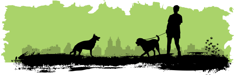 Clipart Grass Silhouette - Flyfree Dog Leash Retract, Blue - Small, (800x800), Png Download