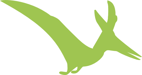 How To Set Use Pterodactyl Silhouette Clipart (600x319), Png Download