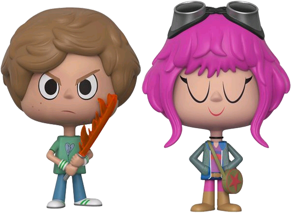 Scott & Ramona Sdcc 2018 Exclusive Vynl - Scott Pilgrim Vs The World 2 Comic (600x600), Png Download