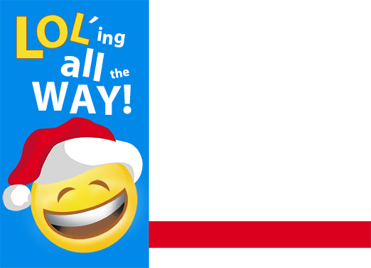 Lol Emoji Card Cover Lol Emoji Card Cover - Christmas Day (522x378), Png Download