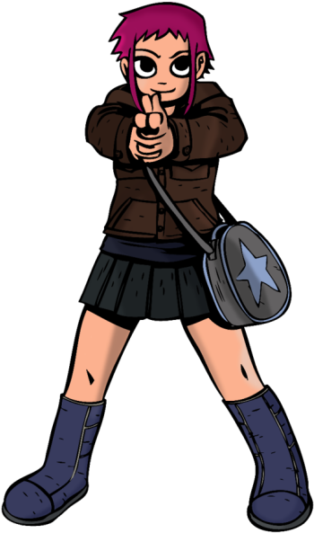 Scott Pilgrim Colour - Ramona Flowers Graphic Novel (500x722), Png Download