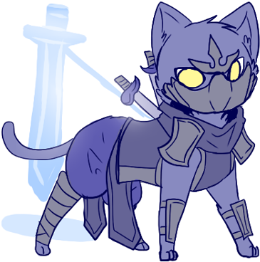 Shen League Of Legends - Leageu Of Legends As Cat (425x434), Png Download