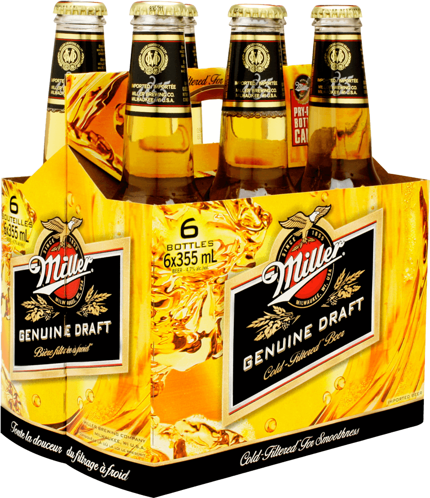 Miller Genuine Draft Beer - Miller Genuine Draft (mgd) (926x1024), Png Download