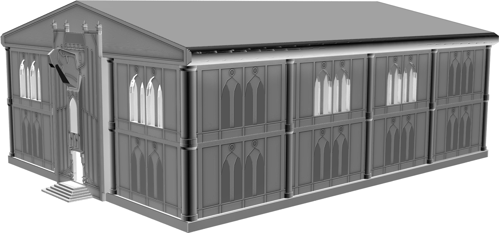 Add Media Report Rss Imperial Admin Building Wip - Shed (1920x1080), Png Download