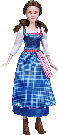 Disney Princess Beauty And The Beast Village Dress (500x500), Png Download