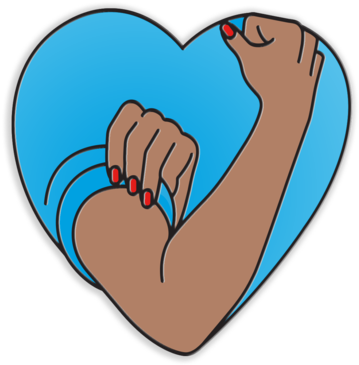 Yes She Can Pin Gif - Sticker (564x600), Png Download