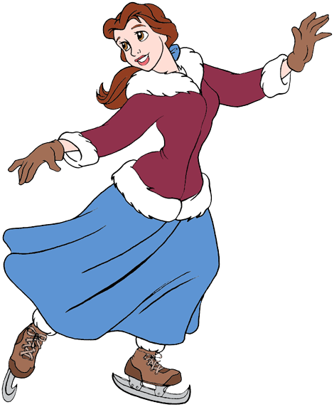Belle Clip Art - Disney Princess Belle Blue (470x572), Png Download