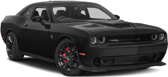 New 2018 Dodge Challenger Srt Hellcat - Dodge Challenger 2018 Black (640x480), Png Download