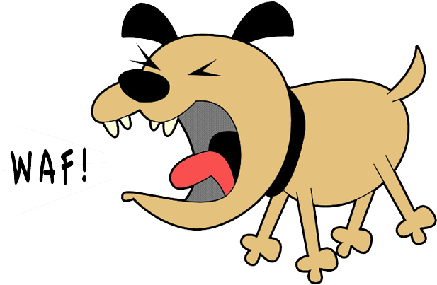 Sucuri Waf Xss Filter Bypass - Barking Dog Cartoon Png (662x457), Png Download