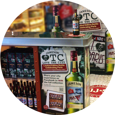 Jameson Paris - Jameson Blended Irish Whiskey 70cl (520x505), Png Download