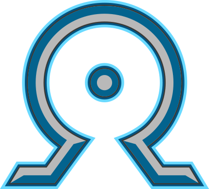 The Omega Focus - Omega Symbol Blue Png (429x388), Png Download