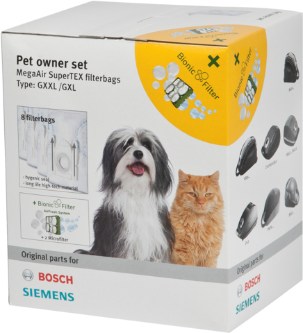 Filter 8-dust Bag - Bosch Bbzpetgxxl - Accessory Kit For Vacuum Cleaner (435x515), Png Download