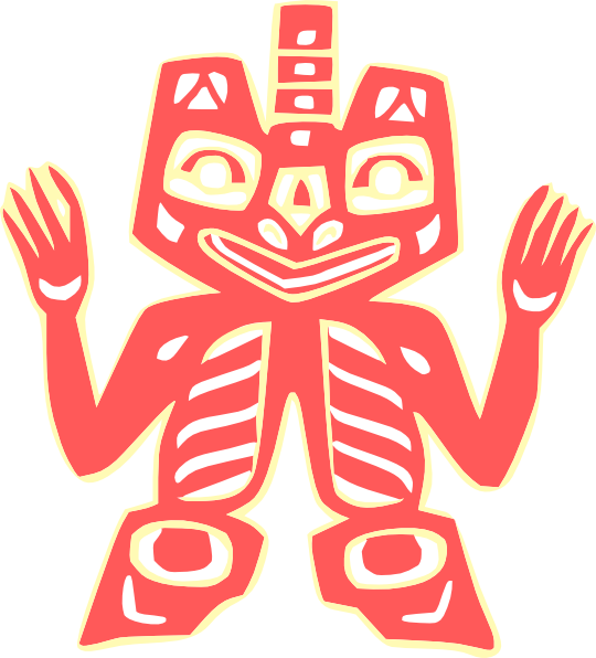 Free Vector Indian Historic Tribal Symbol Clip Art - Indian Tribal Symbols (540x596), Png Download