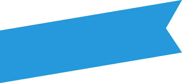 Banner Rectangle Png Clip Black And White - Blue Corner Ribbon Png (623x283), Png Download