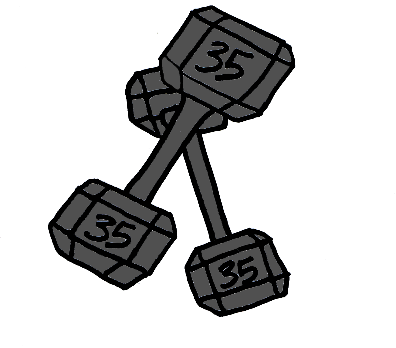 Try A Gym Membership (1384x1247), Png Download