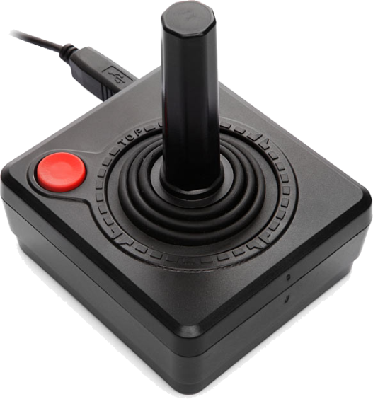 80s Retro Toys - Atari 2600 Joystick (527x564), Png Download
