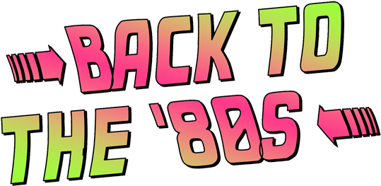 Back To The 80s Png (550x275), Png Download
