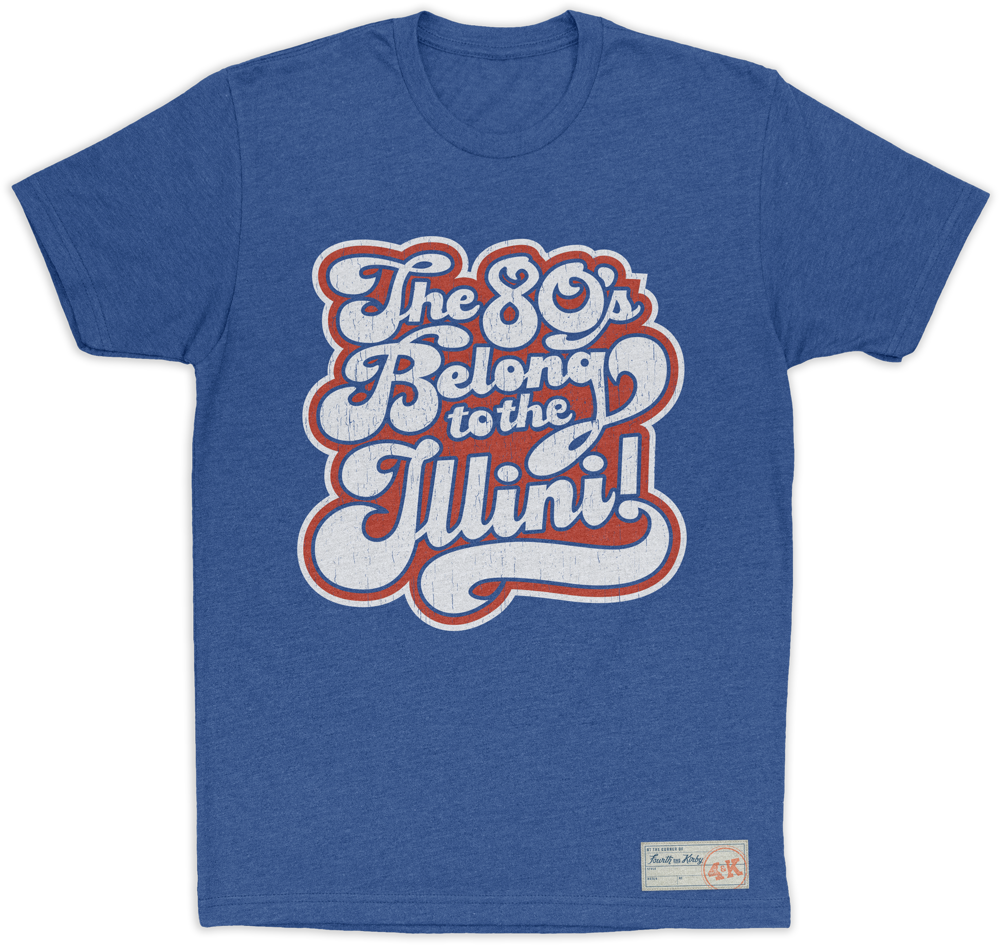 The 80's Belong To The Illini T-shirt (2000x2000), Png Download