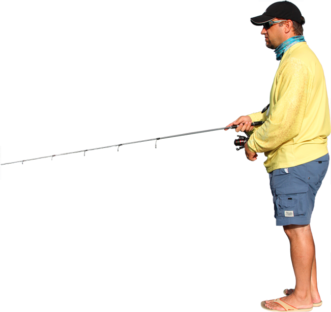 Man Fishing Png - Person Fishing Png (650x700), Png Download