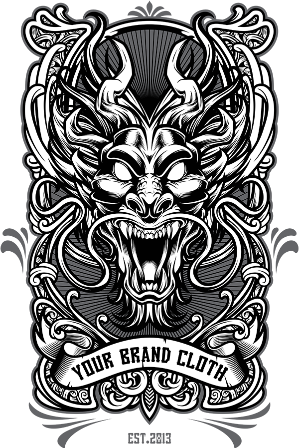 Angoes 25 - Https - //www - Behance - Vector Tshirt - Hand Painting T Shirt Designs (600x897), Png Download