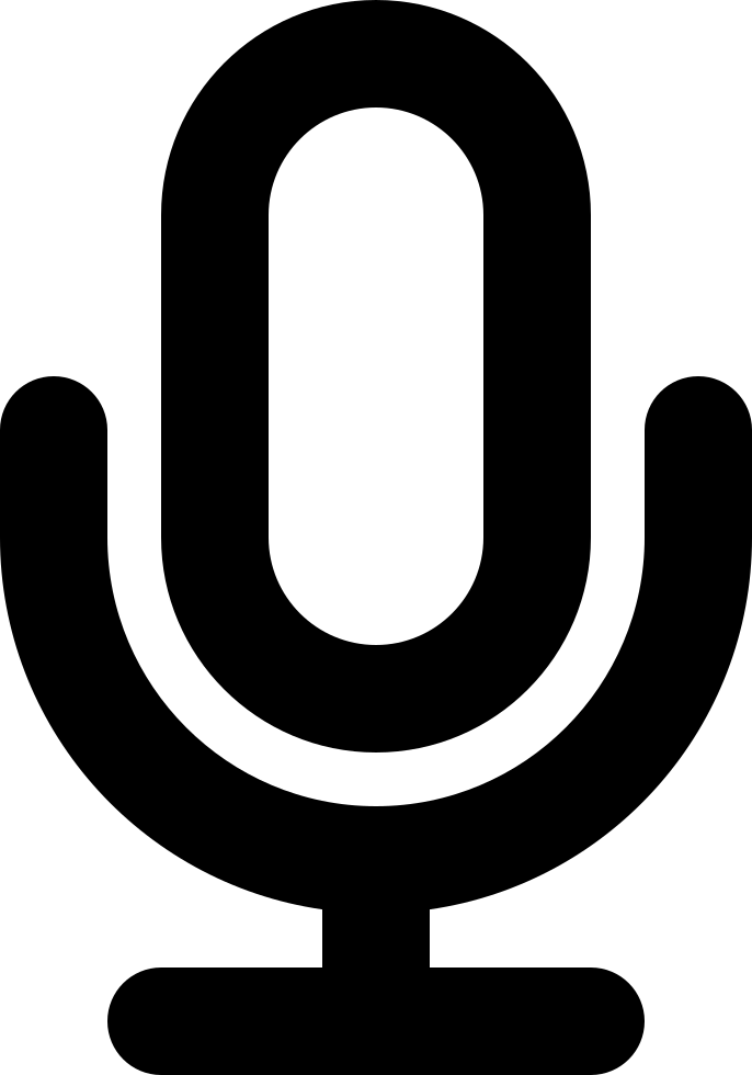 Radio Microphone - - Microphone (686x980), Png Download