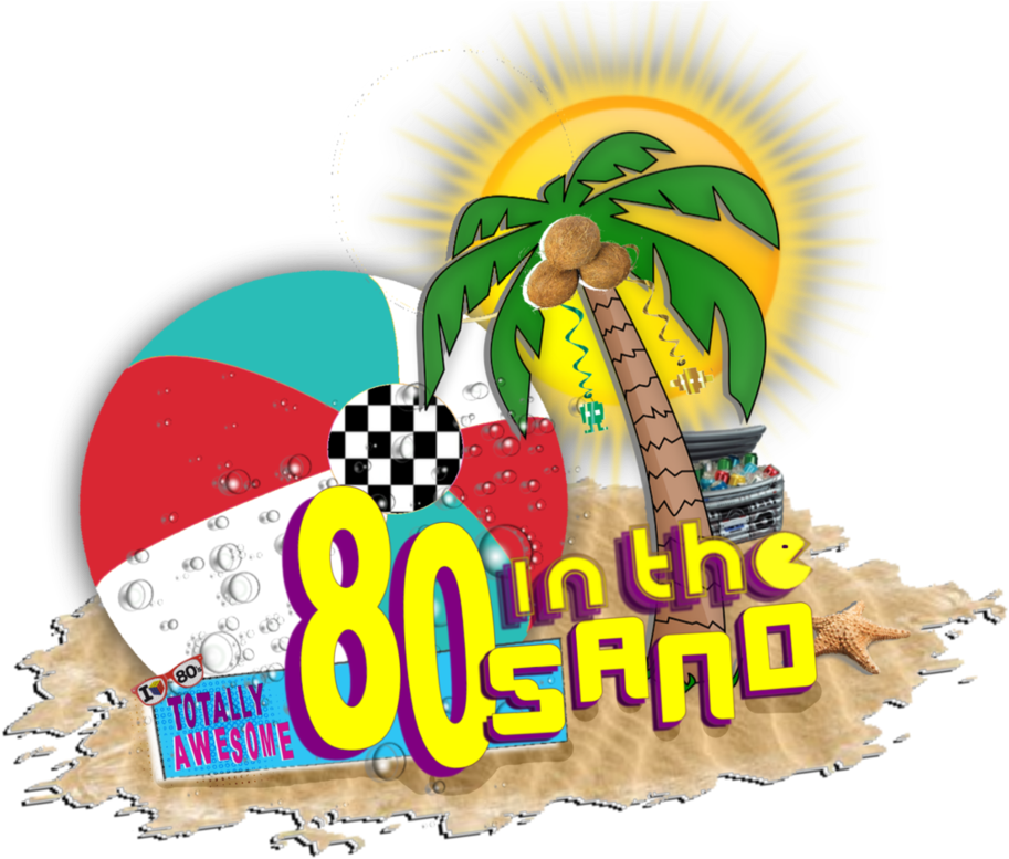We Are Raffling Off A Totally Awesome Trip For Two - 80s In The Sand (1000x797), Png Download