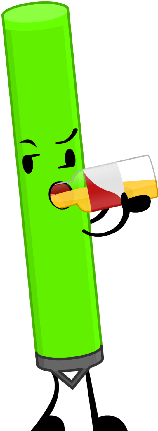 Glowstick - Glow Stick Cartoon Png (541x1475), Png Download