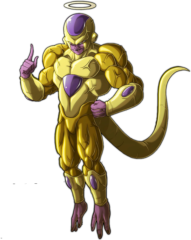Golden Frieza Full Power (783x1021), Png Download