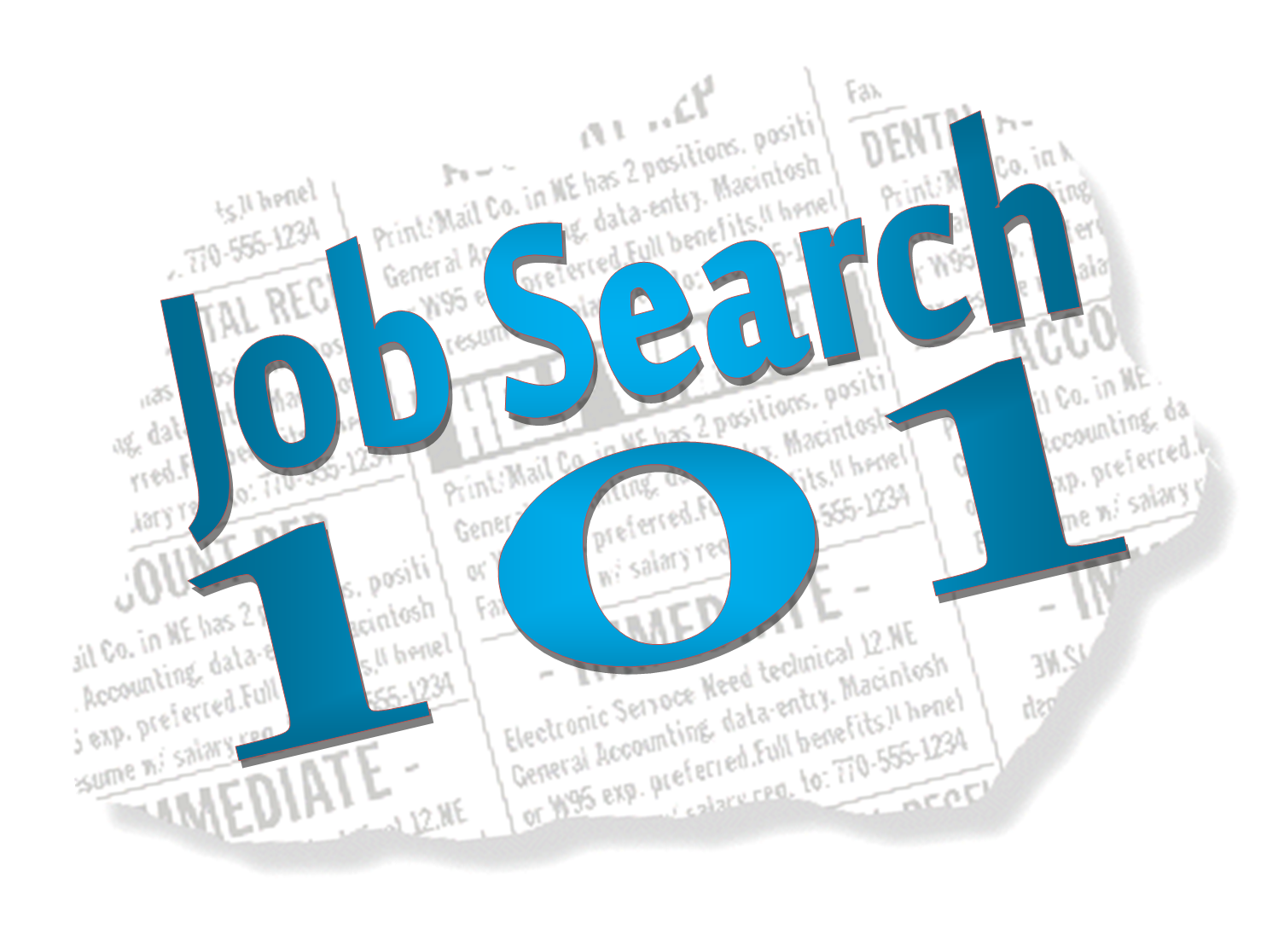Job Search 101 Succeeding In A New Job - Help Wanted (1505x1116), Png Download