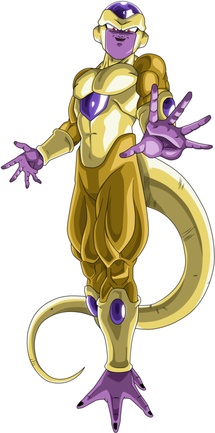 Golden Freezer Universe Survival By Saodvd-db8v0xj - Png Golden Frieza (1024x888), Png Download