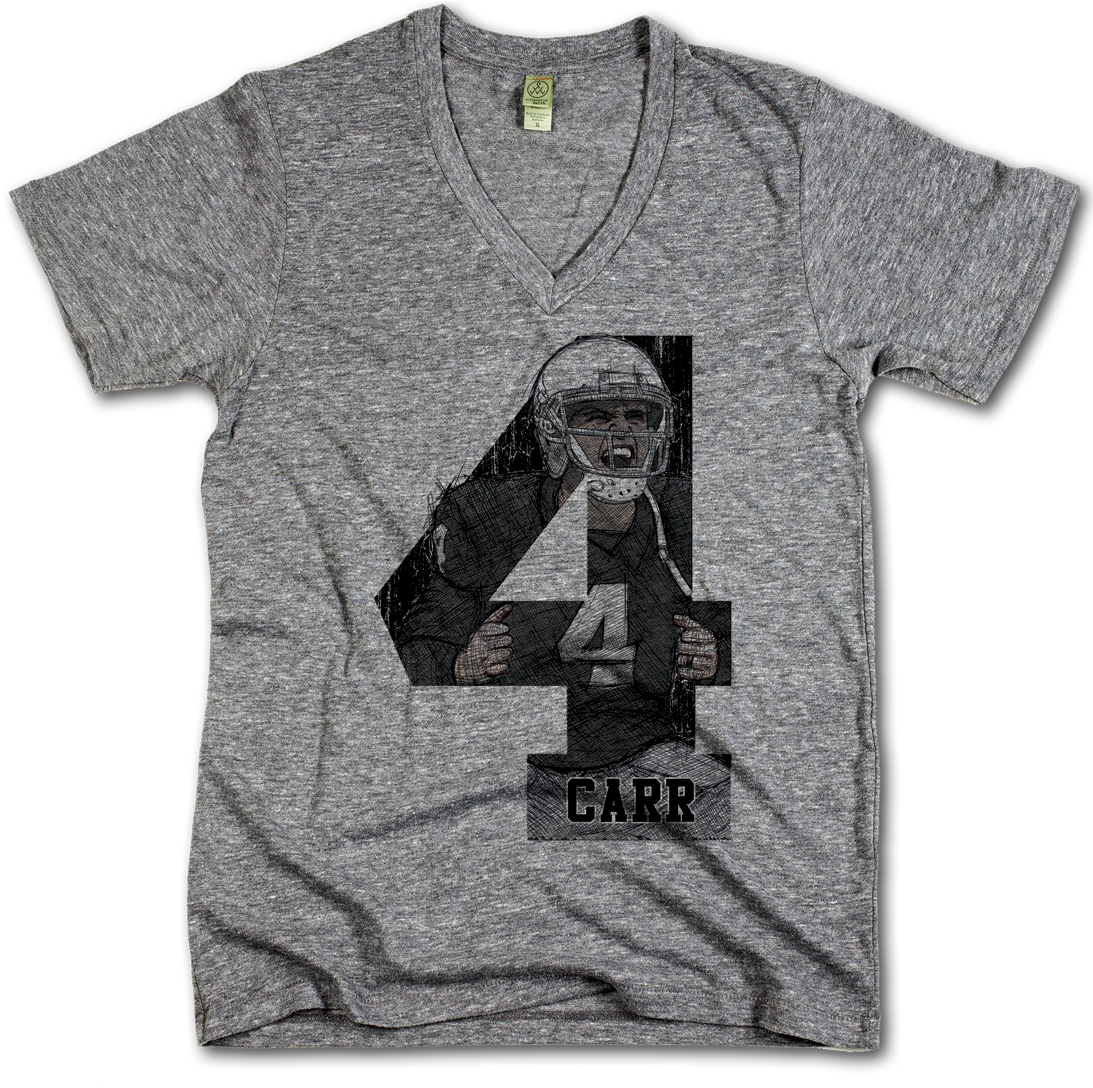 Derek Carr - Artemi Panarin Officially Licensed Nhlpa Chicago V-neck (1174x1174), Png Download