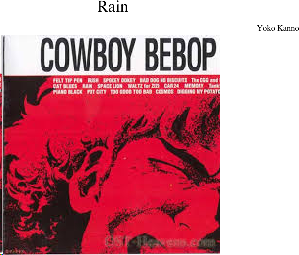Uploaded On Jan 24, - Cowboy Bebop Album Cover (850x1100), Png Download