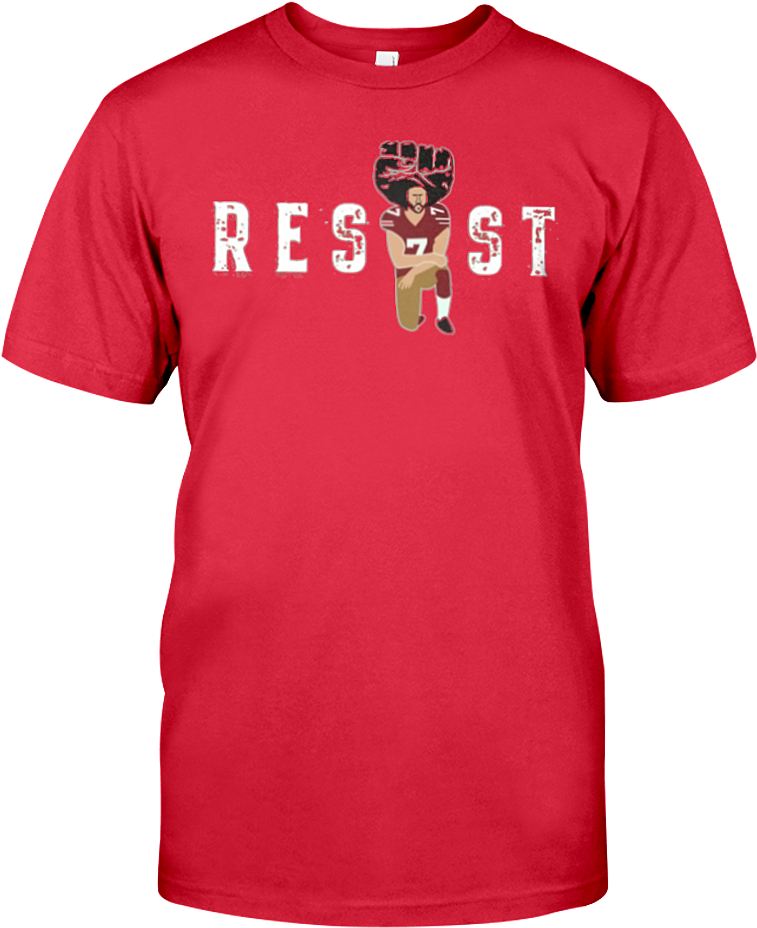 Colin Kaepernick Resist T Shirt - Tom Wilson Fight For Old Dc Shirt (900x1125), Png Download