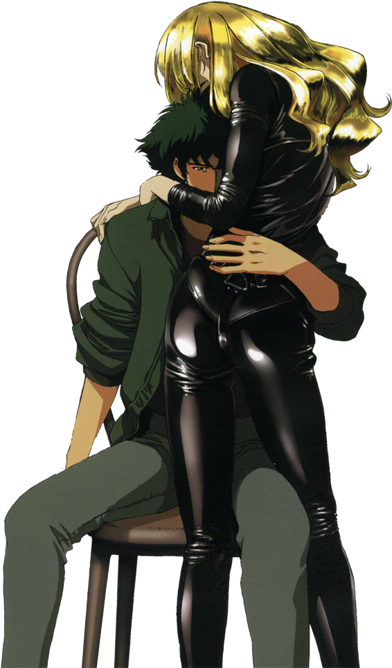 Transparent Png Of Spike And Julia From Cowboy Bebop - Cowboy Bebop (682x1000), Png Download
