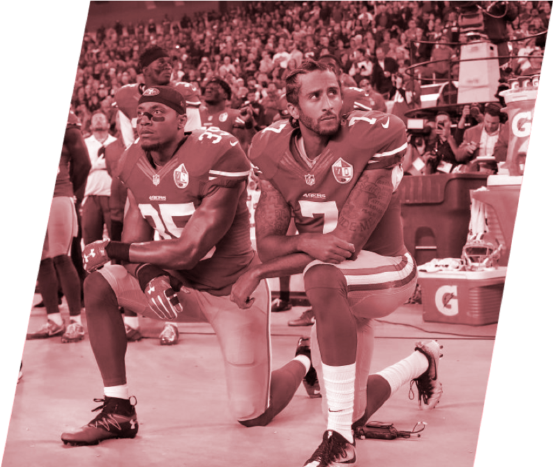 Eric Re - Colin Kaepernick (800x669), Png Download